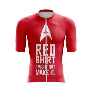 Bike Trek Red Shirt (V1) Aero Shortsleeve Jersey [CLEARANCE]