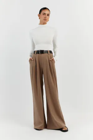 HARLEY LATTE WOOL BLEND PANT